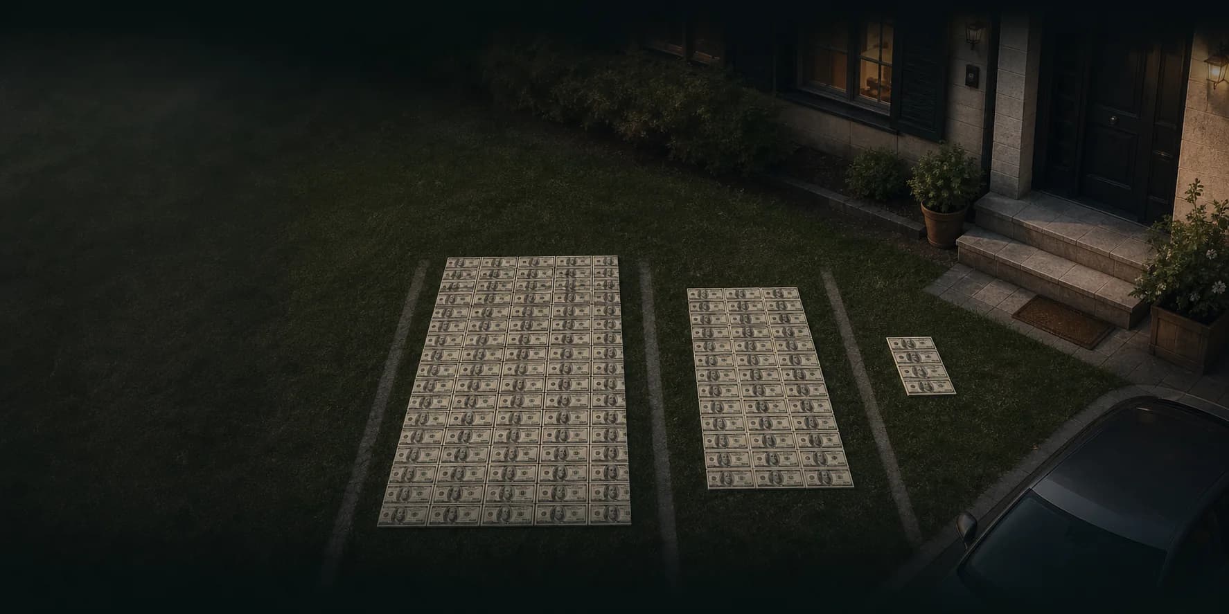 $1 billion in $100 bills compared with a lifetime of salary earnings
